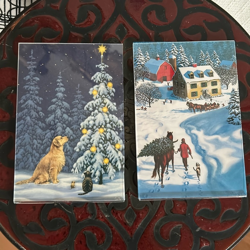 Christmas Scene Magnets